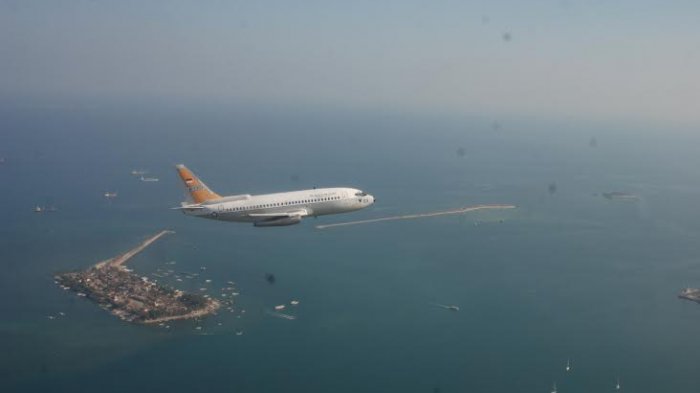 Boeing dan Sukhoi TNI AU Patroli Rutin di Langit Tarakan