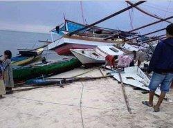 Gelombang Pasang di Pulau Jinato Selayar, Begini Kesaksian Nelayan