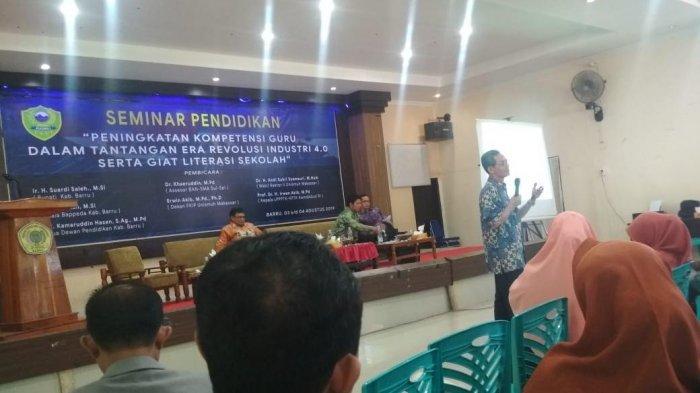 280 Guru di Barru Ikuti Seminar Nasional Peningkatan Kompetensi