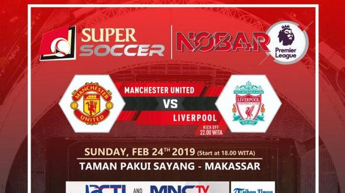 Nobar Big Match MU vs Liverpool FC di Taman Pakui Sayang, Super Soccer Hadirkan Live Band