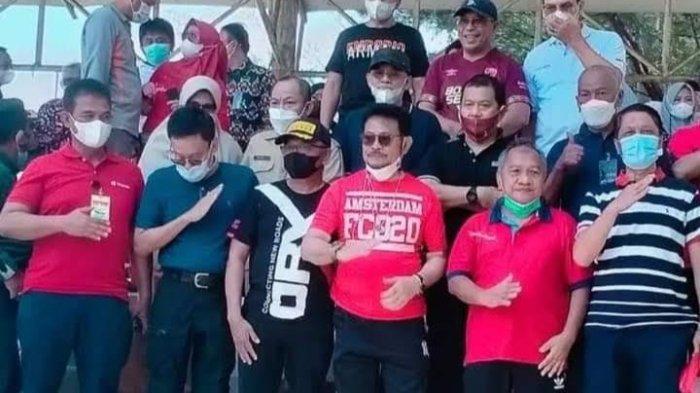 Syahrul Yasin Limpo Reuni Bareng Agus Arifin Nu'mang dan Geng Sayang di Taman Pakui