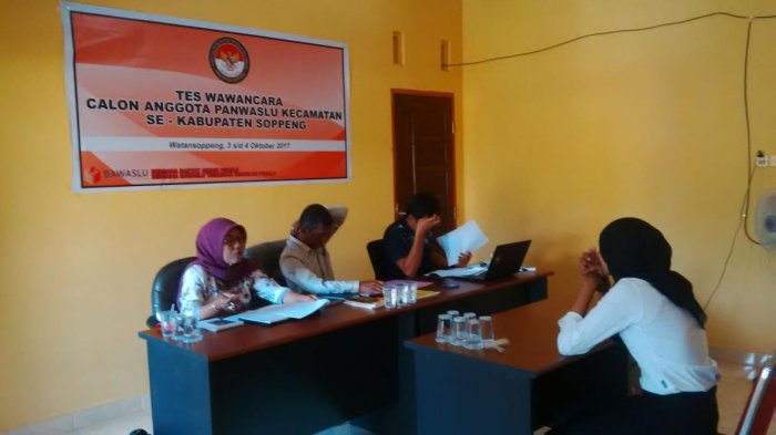 Ini Jadwal Pelantikan Panwascam Soppeng