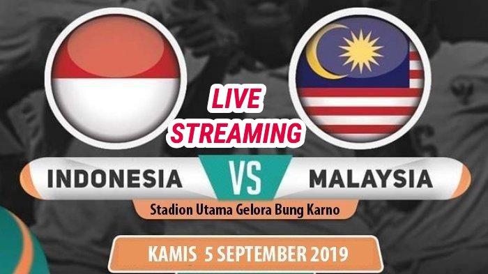 Skor, Live TVRI, Live Streaming Mola TV Timnas Indonesia vs Malaysia Kualifikasi Piala Dunia 2022