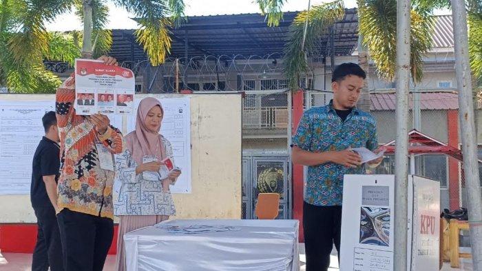 Prabowo-Gibran Menang di 3 TPS Rutan Makassar, Saksi Ganjar-Mahfud Tak hadir