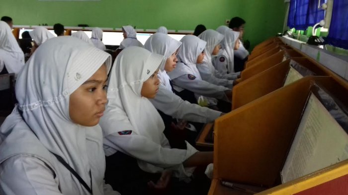 Peserta UNBK di SMA 1 Pangkajene Kepanasan, Ini Kata Wabup Pangkep