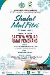 DPD Wahdah Islamiyah Wajo Bakal Salat Id di Parkiran Sallo Mall