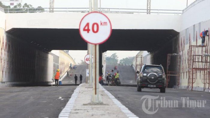 FOTO DRONE: Kondisi Terkini Underpass Simpang Lima Bandara, Diresmikan Hari Ini - underpass_20170618_002711.jpg