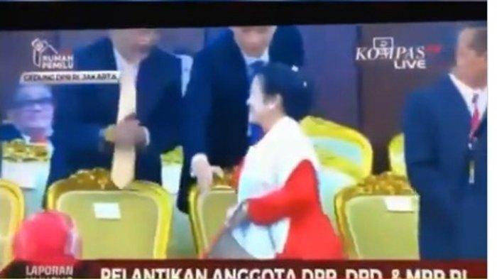 VIDEO VIRAL Megawati Soekarnoputri Buang Muka Tak Mau Salaman dengan Surya Paloh & AHY, Disengaja2