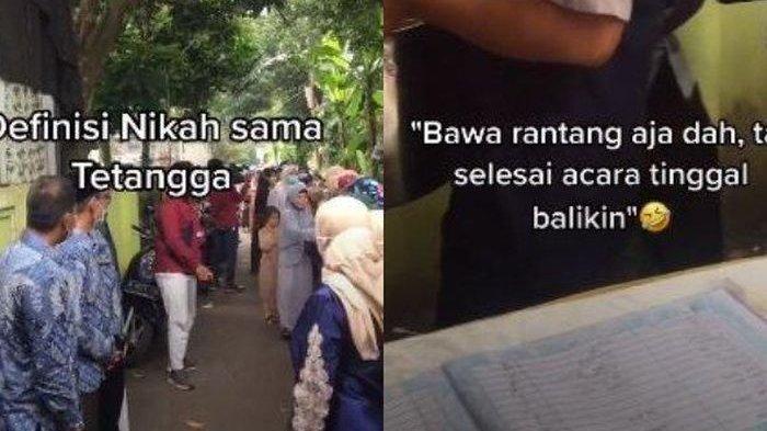 Viral Pria Ini Nikahi Tetangga Samping Rumah di Depok, Ternyata 7 Tahun Pacaran Tak Ada yang Tahu