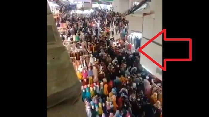 VIRAL Pasar Tanah Abang Dipadati Pengunjung yang Abaikan Prokes, TNI dan Polri Sampai Turun Tangan