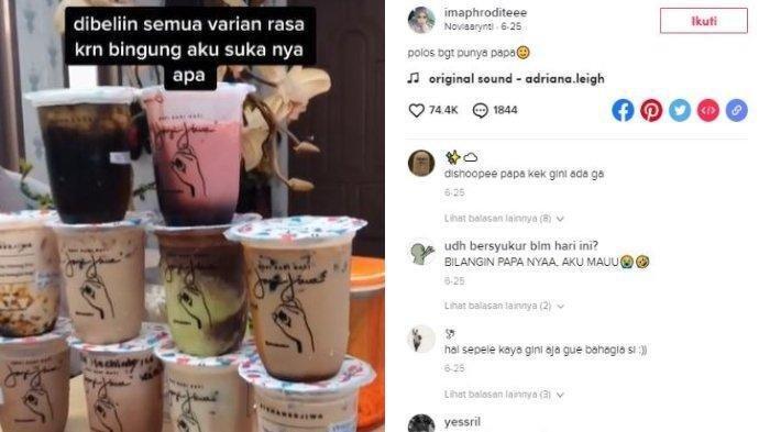 VIRAL Ayah Beli Semua Menu Kopi di Kedai Karena Tak Tahu Rasa Kesukaan Putrinya