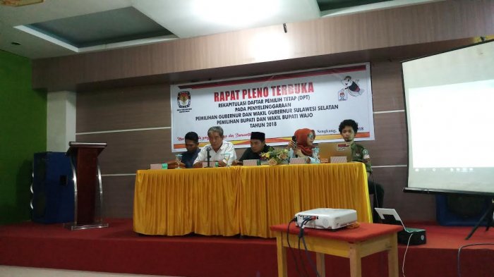 Berkurang 50.676 Orang, Sebanyak Ini DPT Wajo