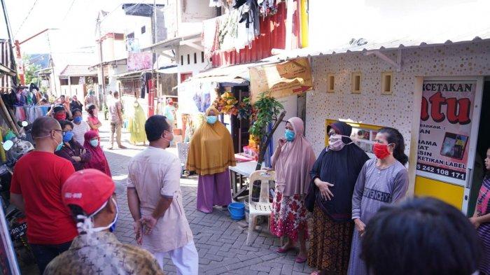 Wagub Sulsel Tinjau Kondisi Masyarakat Terdampak Covid-19 di Lorong Bara-Baraya