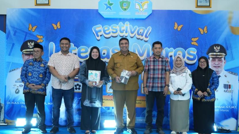 Pemkab Maros Gelar Festival Literasi, Chaidir Syam: Tingkat Kegemaran Membaca Maros 90,94 Persen