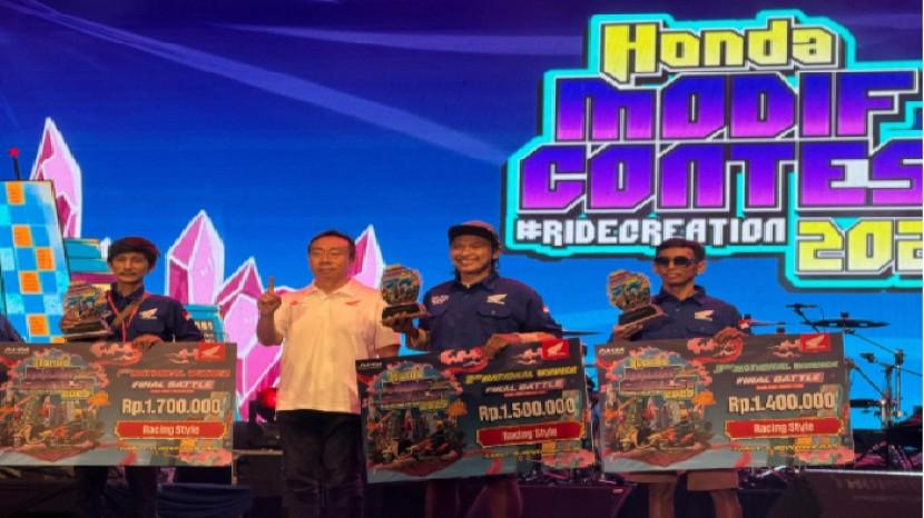 Keren! Modifikator Sulsel Borong Juara di Honda Modif Contest Nasional 2025