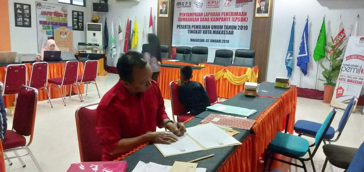 PDIP Makassar Akui Belum Ada Sumbangan Hingga Saat Ini