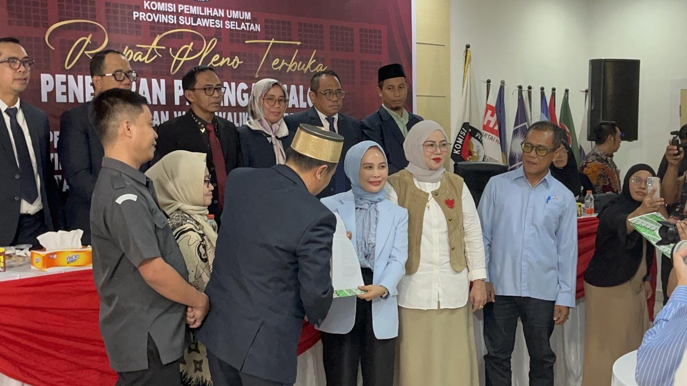 Sah! KPU Tetapkan Naili-Ome Pasangan Wali Kota Palopo Terpilih