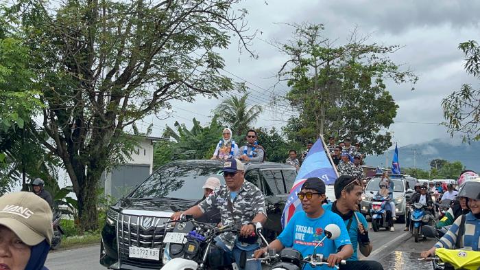 Warga Palopo Rela Kehujanan Jemput Naili dan Trisal, Teriak:  Palopo Baru dan Naili Wali Kotaku