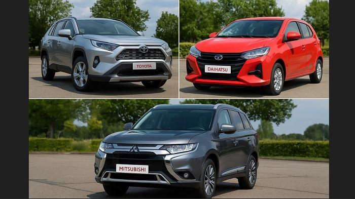 Penjualan Retail Mobil Semester I 2025: Toyota Memimpin, Daihatsu dan Mitsubishi Nomor Berapa?
