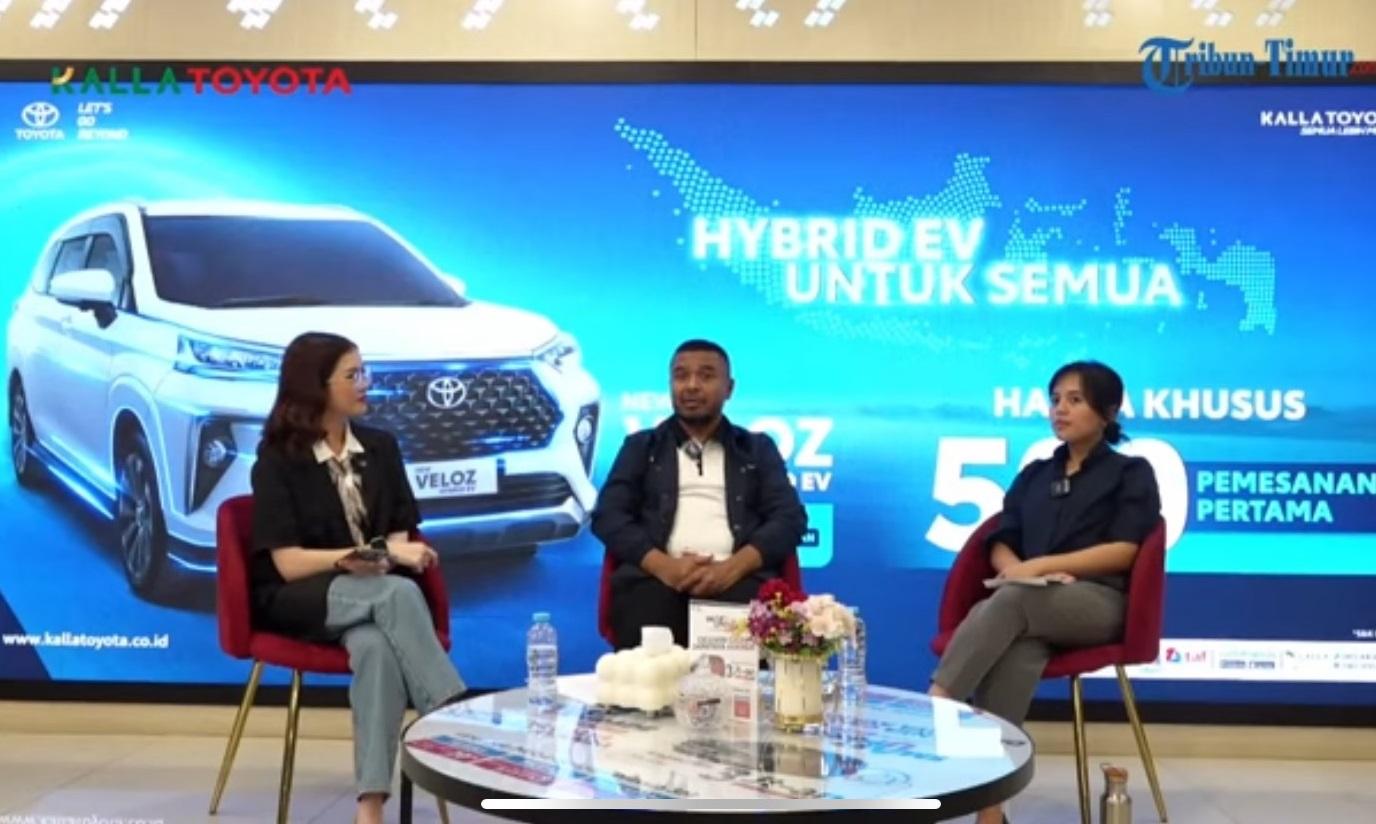 Belum Diluncurkan, Pemesanan New Veloz Hybrid EV di Kalla Toyota Capai 100 Unit