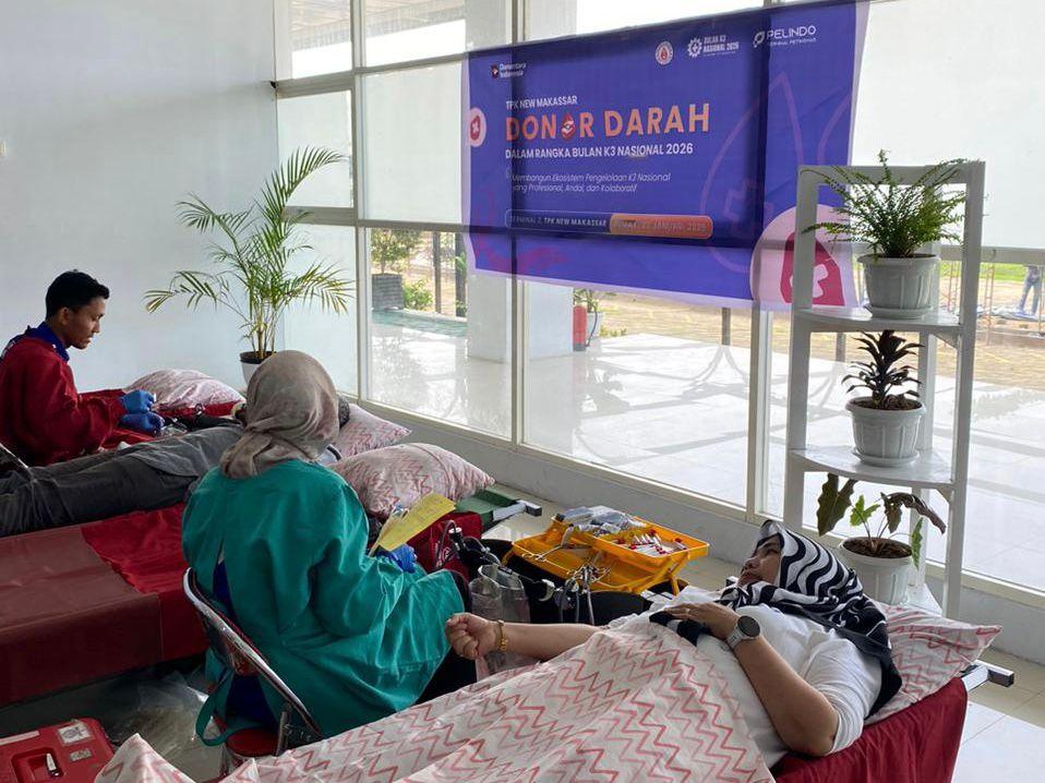 Cara TPK New Makassar Peringati Bulan K3: Senam Bersama, Donor Darah, hingga Tanam Pohon