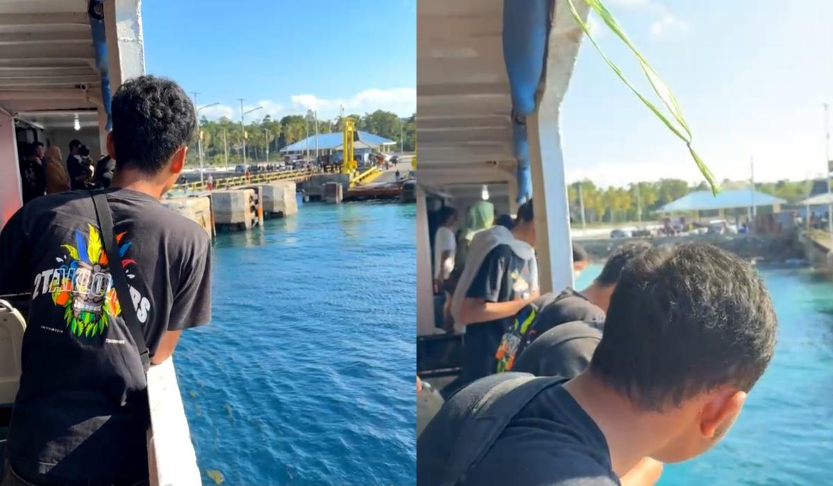 KMP Balibo Tabrak Dermaga Pelabuhan Pamatata Kepulauan Selayar - Tribun-timur.com
