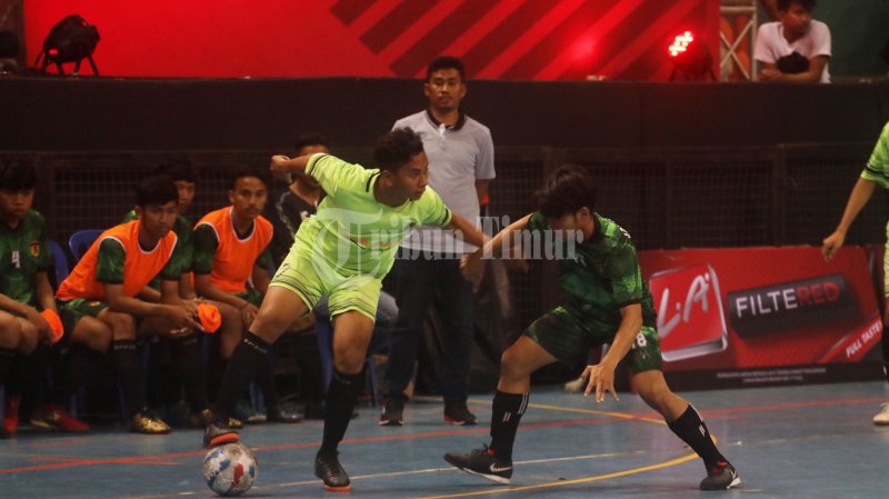 FOTO: Semifinal Turnamen FUTSALAN Makassar 2018 di GOR Sudiang - 23112018_futsal.jpg