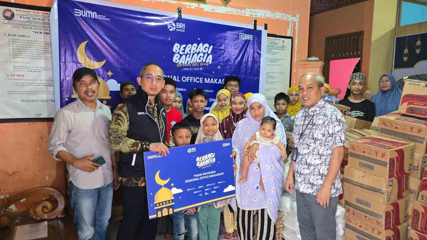 Jelang Lebaran, BRI RO Makassar Beri Senyum Bahagia untuk Anak Yatim Piatu - BRI-Sembako1.jpg