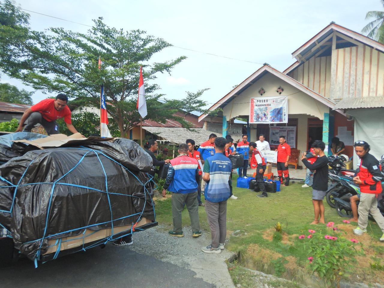 Pertamina Salurkan Bantuan Rp35 Juta untuk Warga Terdampak Gempa Poso
