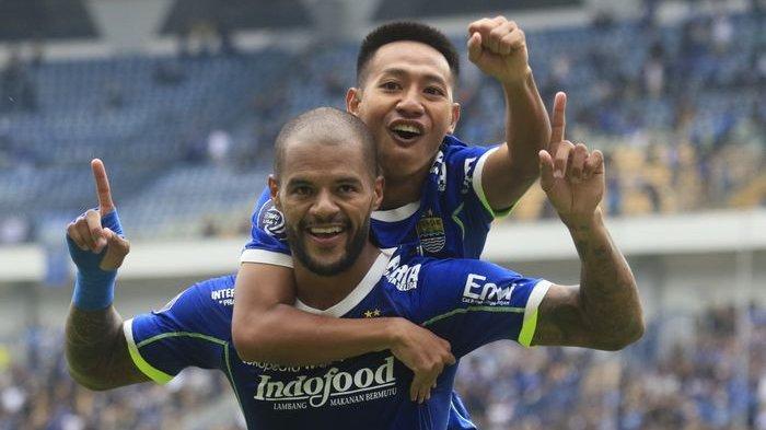 Statistik Persib Bandung di Liga 1, David da Silva Cs Lebih Tokcer Babak Pertama dengan 12 Gol