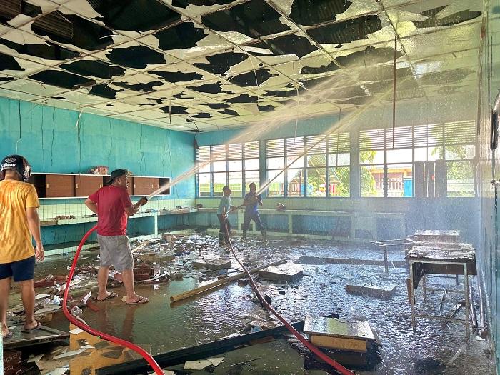 Api Sisa Puntung Rokok Diduga Penyebab Kebakaran di Laboratorium SMPN 7 Sinjai