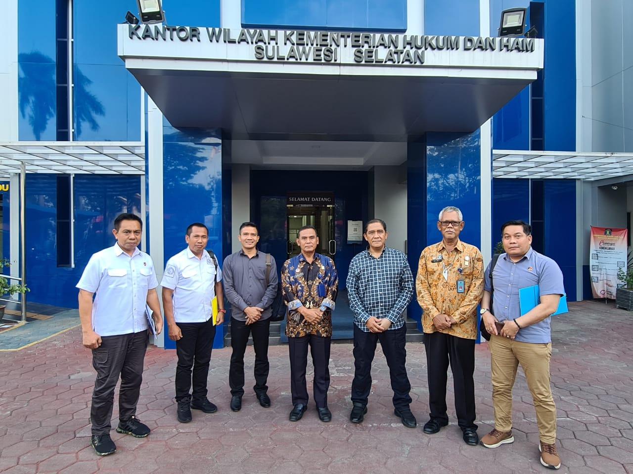 Cegah Peredaran Narkotika dalam Lapas, Dirnarkoba Polda Sulsel Temui Kadiv Pemasyarakatan