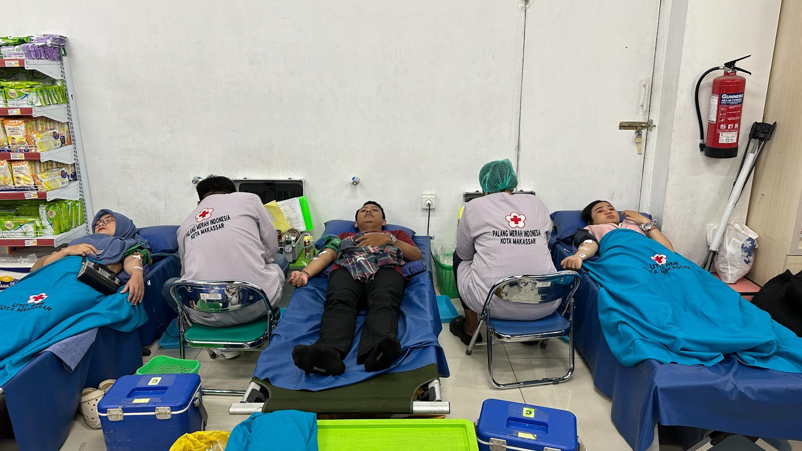 Citra Cosmetic Boulevard dan PMI Makassar Sukses Gelar Donor Darah, Hasilkan 28 Kantong Darah