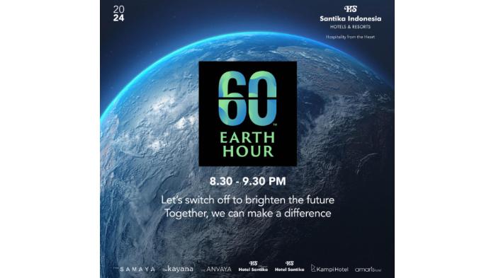 Santika Indonesia Hotels & Resorts Gabung Dalam Gerakan Earth Hour 2024 Secara Serentak
