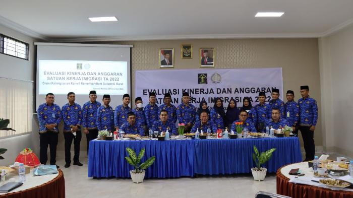 Kadiv Imigrasi Kemenkumham Sulbar Apresiasi Kinerja Kantor Imigrasi Kelas II Non TPI Polewali Mandar