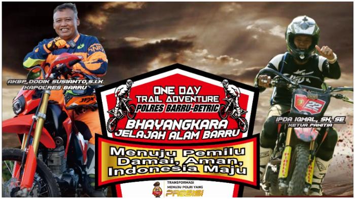 800 Rider Bakal Hadiri Event One Day Trail Adventure Bhayangkara di Barru, Rute 60 Kilometer