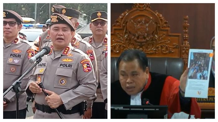 Hakim Arief Hidayat Tunjukan Foto Komjen Pol Fadil Imran Bertemu Camat dan Kades Takalar