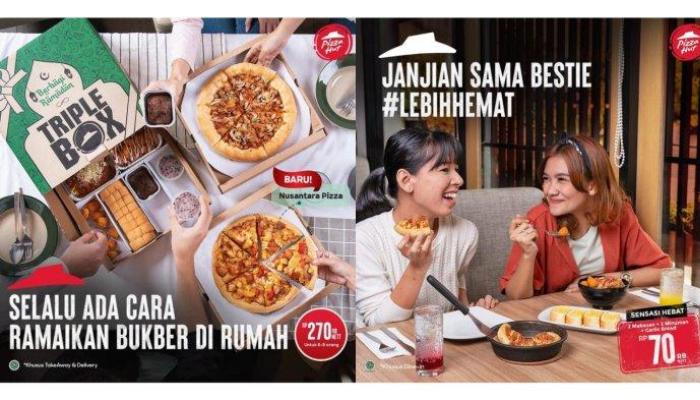 Ramadan 2022 - Promo Makan Hemat Berdua di Pizza Hut, 3 Makanan 2 Minuman Rp 70 Ribu