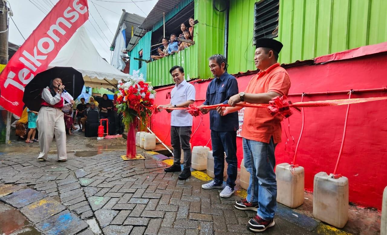 Sering Kekeringan, RANS-Telkomsel Hadirkan Fasilitas Air Bersih Bagi Warga Tallo Makassar