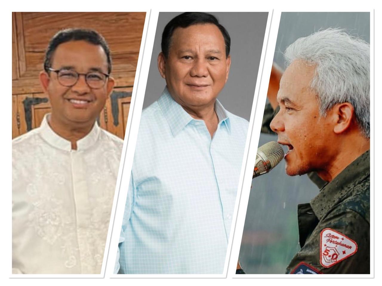 Survei Capres Terbaru Charta Politika: Prabowo Nyaris Unggul di Semua Daerah, Ganjar Jateng, No 1?