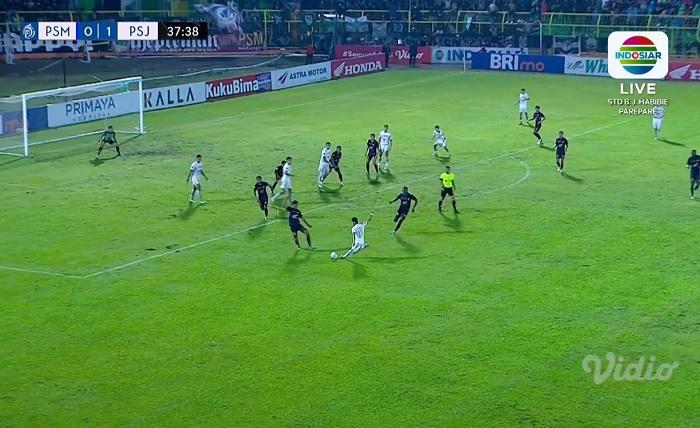 Livescore PSM Makassar vs Persija : Pertahanan Juku Eja Longgar, Witan Sulaiman Cetak Gol Menit 27