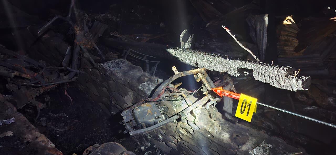 Bengkel dan 2 Rumah di Bissappu Bantaeng Kebakaran, Kerugian Rp250 Juta