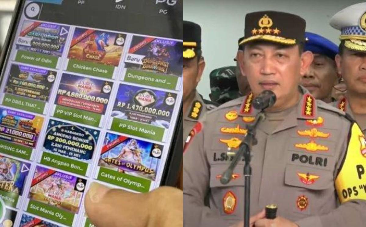 4 Bandar Judi Online Terdeteksi di Indonesia, Kapolri Jenderal Listyo Sigit Ultimatum!