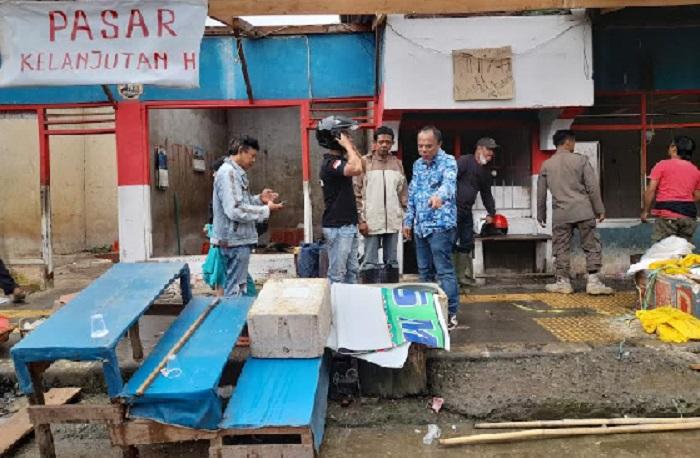 Lapak Pedagang Pasar Sore Toraja Utara Dibongkar