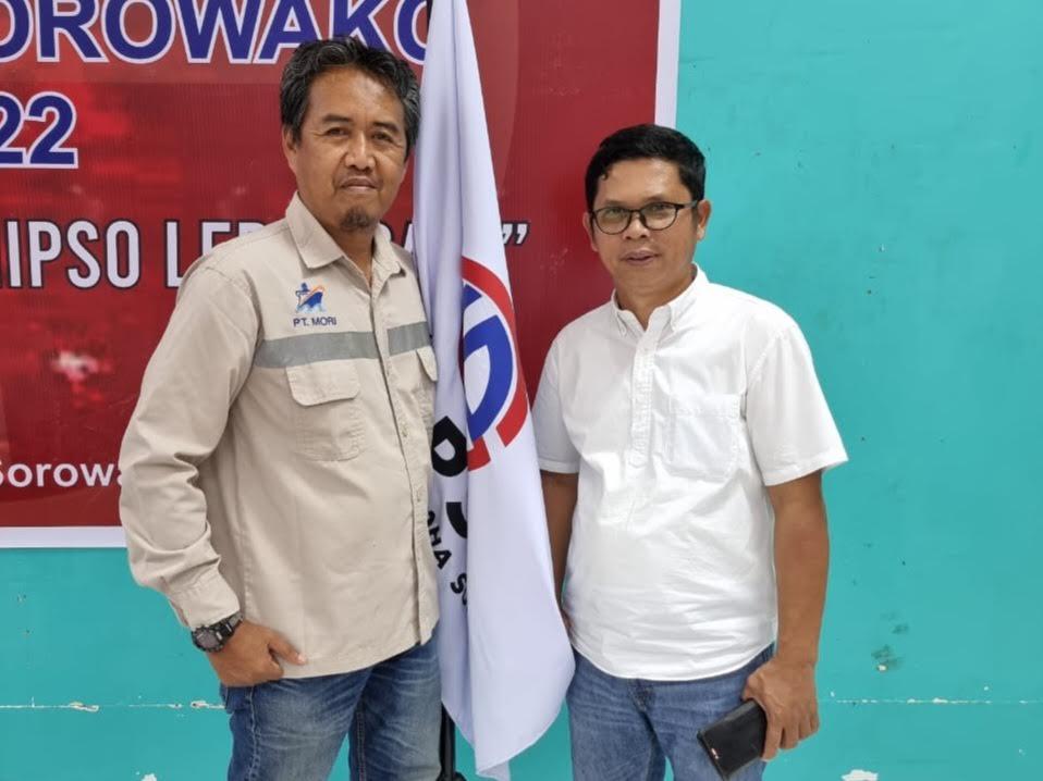 Madras Ambasong Jabat Ketua HIPSO Sorowako Luwu Timur yang Baru