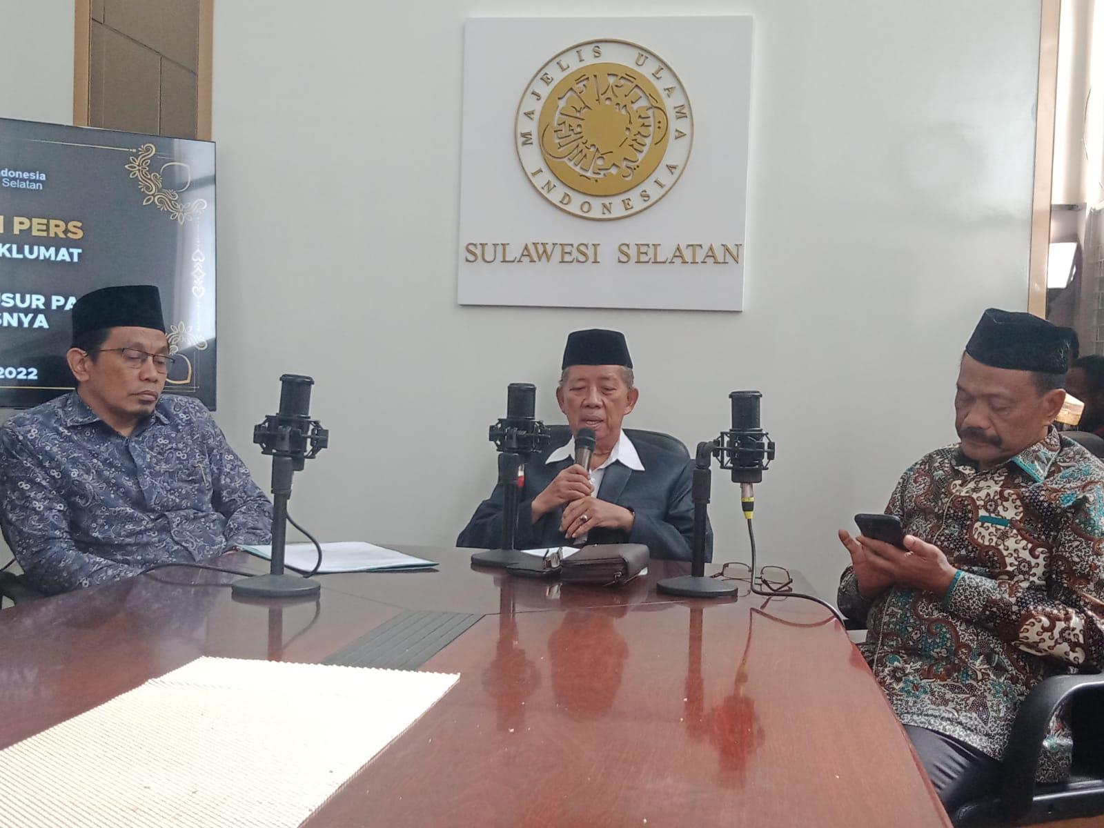 Maklumat MUI Sulsel Diharapkan Jadi Penguat Pemprov Buat Perda Baru