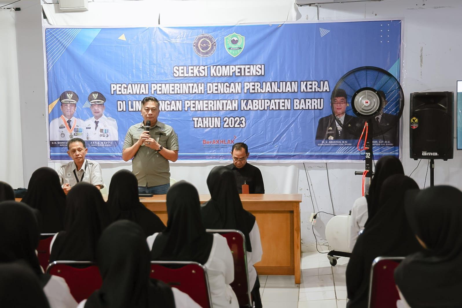 Abustan Jamin Proses Seleksi PPPK Pemkab Barru 2023 Berjalan Adil dan Objektif