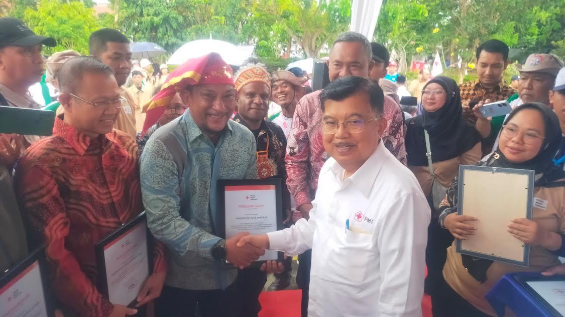 Makassar Diakui PMI sebagai Kota Tangguh
