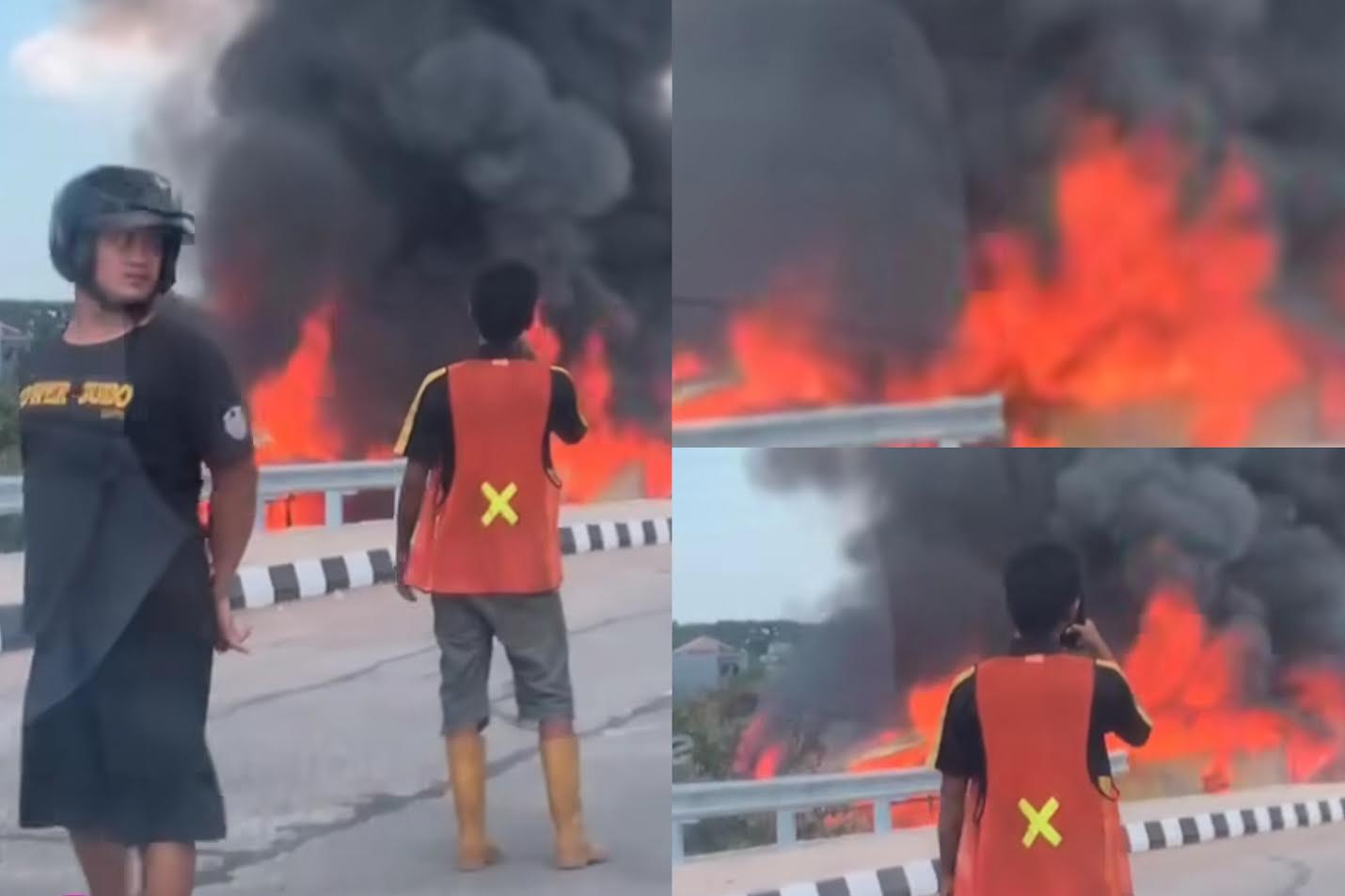 Panik Lihat Api, Punggung Saharuddin Terbakar Akibat Nekat Lompat Lewat Jendela