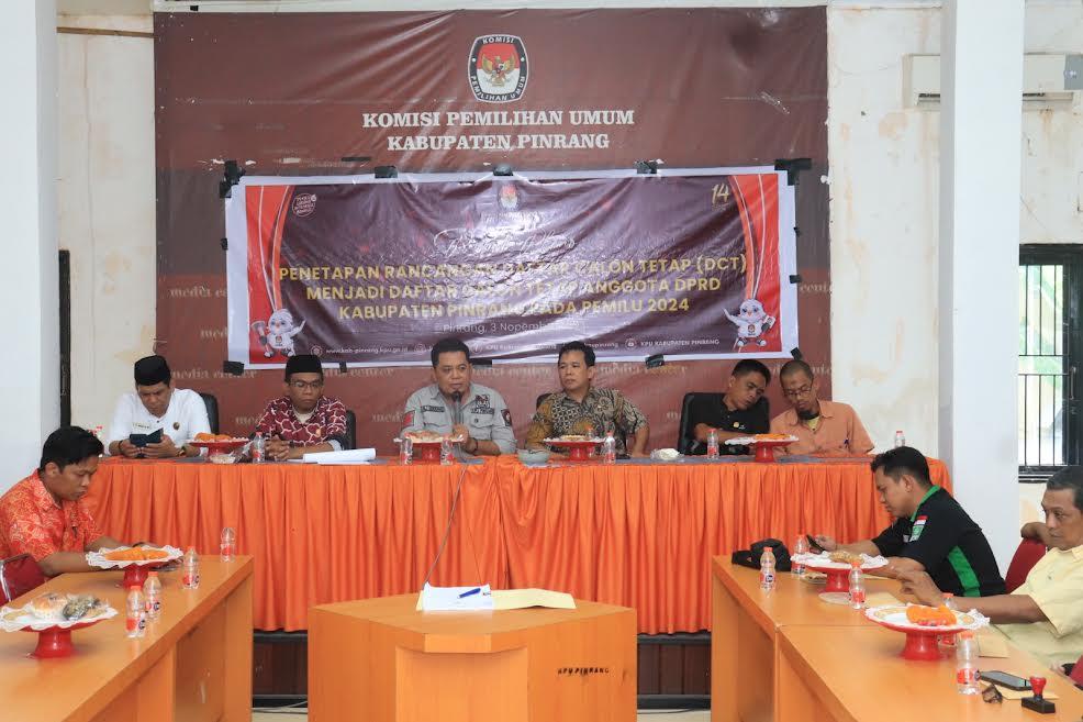 KPU Pinrang Tetapkan 403 Caleg Bakal Bertarung di Pileg 2024, Intip Rinciannya